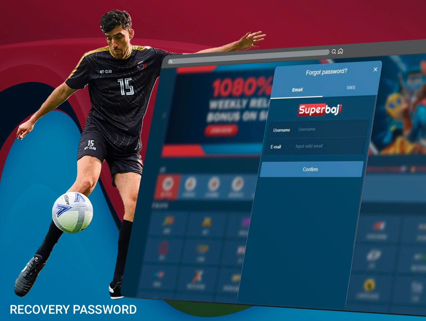 If you have forgotten your SuperBaji password or lost this, it is possible to recover access